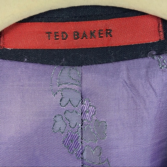 Ted Baker No Ordinary Joe 100% Wool Suit Navy Blue - Picture 7 of 16